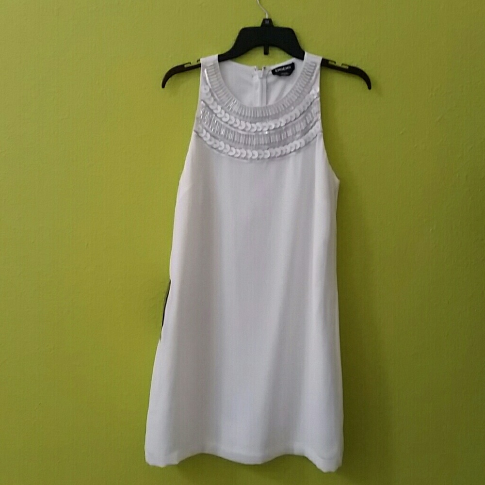 Bebe shell embellished dress