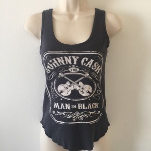 Johnny Cash Tank, Size XS,Small