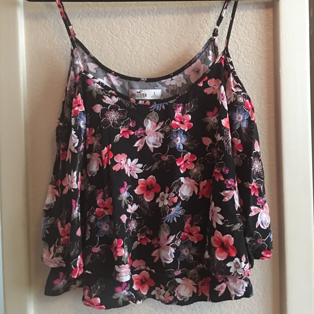 Hollister Black Crop Top