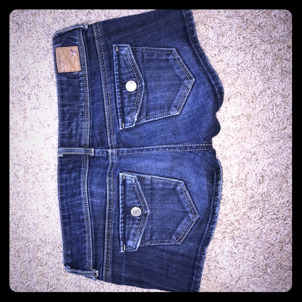 Dark wash Jean shorts