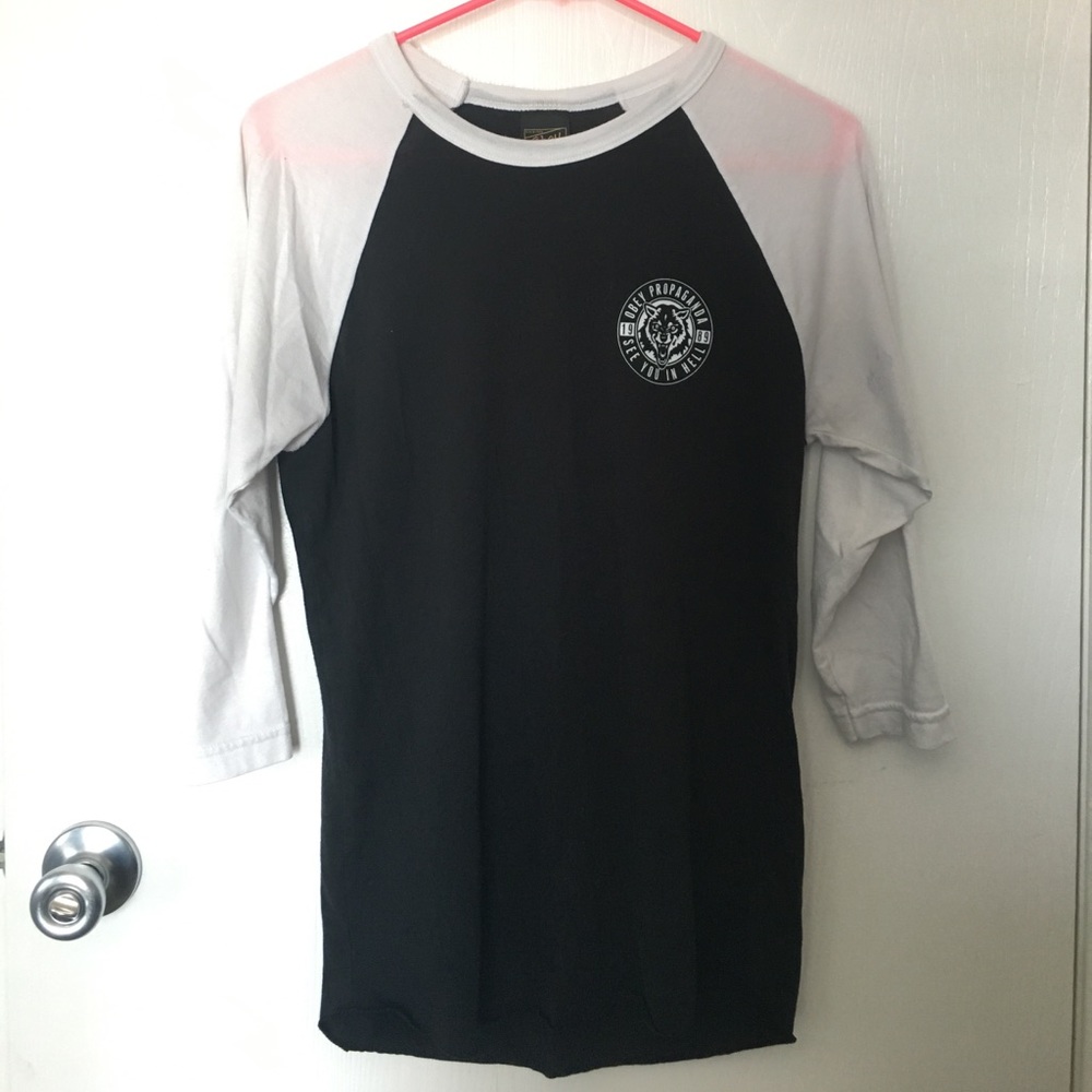 OBEY baseball tee