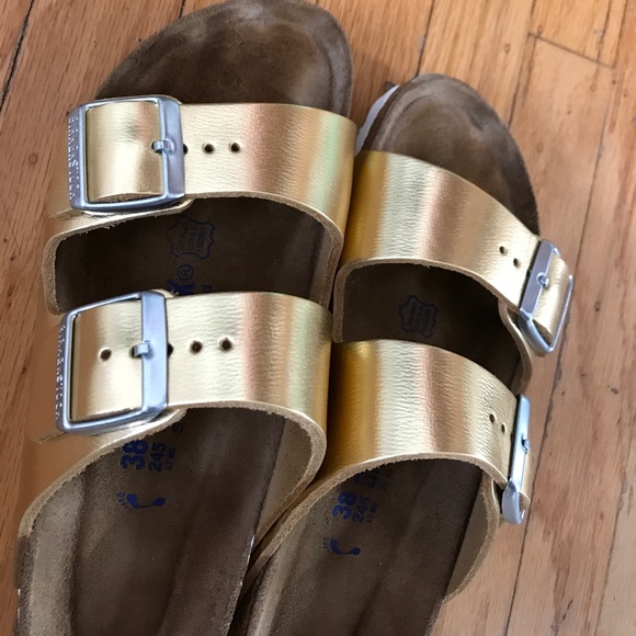 Birkenstock Shoes - Gold Birkenstocks Birkenstock Shoes - Gold Birkenstocks