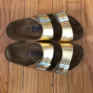 Birkenstock Shoes - Gold Birkenstocks Birkenstock Shoes - Gold Birkenstocks