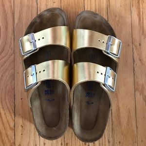 Birkenstock Shoes - Gold Birkenstocks Birkenstock Shoes - Gold Birkenstocks