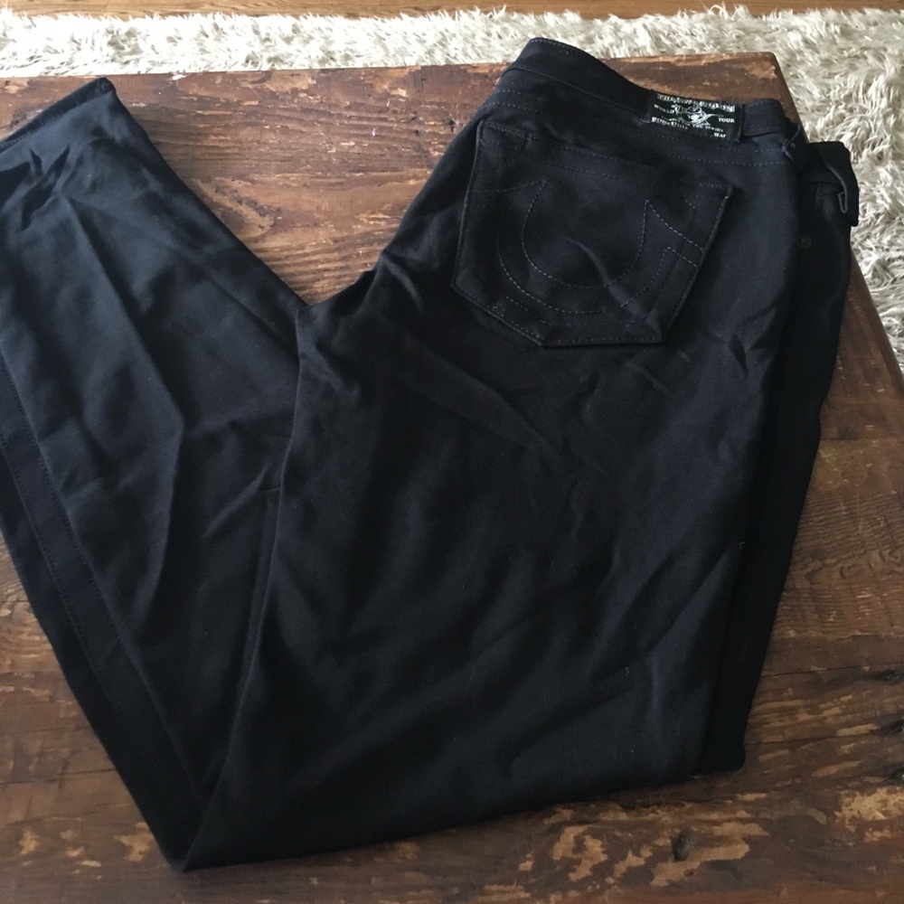 True religion jean leggings ( not jean material)
