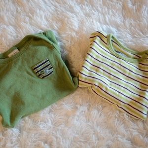 One Baby long sleeved shirt & One Baby Onesie