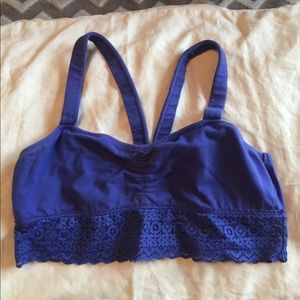 aerie blue bralette