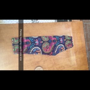 Paisley legging capris