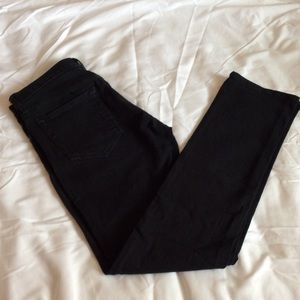 Black denim jeans