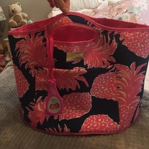 Lilly Pulitzer travel carry cooler/tote