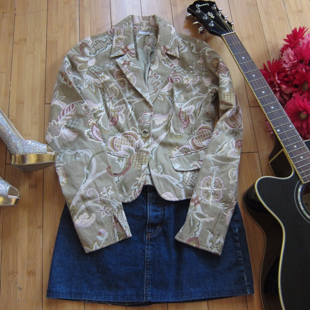 Green Motivi fitted blazer