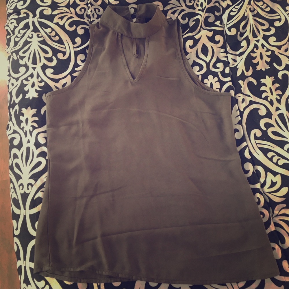 High neck, keyhole top. Never worn. XS