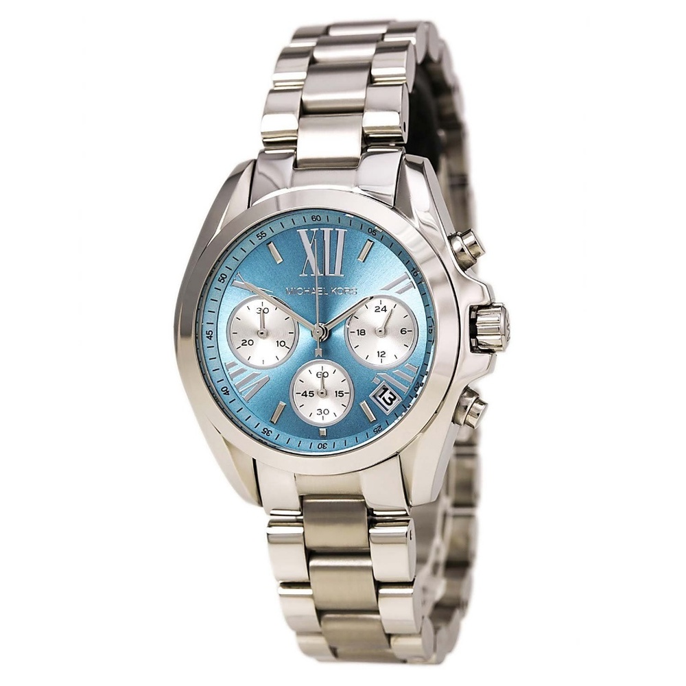 Michael Kors MK6098 Blue Dial Watch NWT