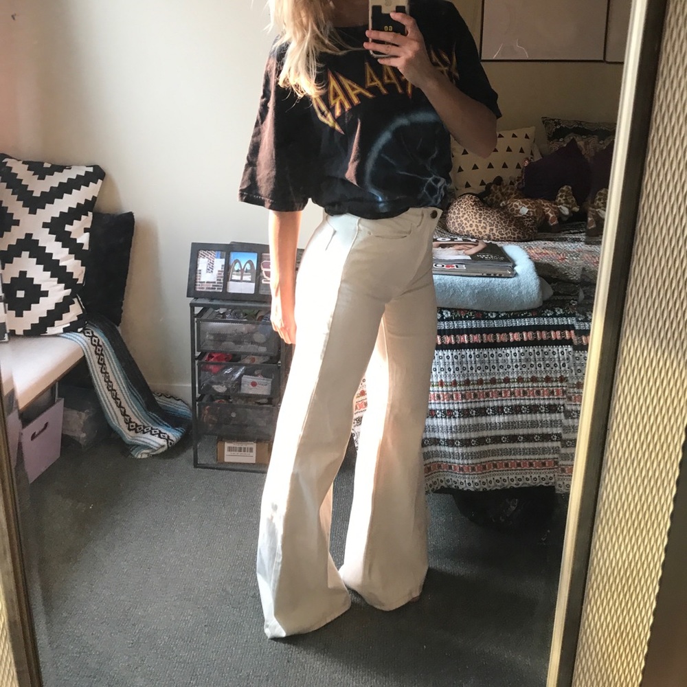American Apparel White Jeans