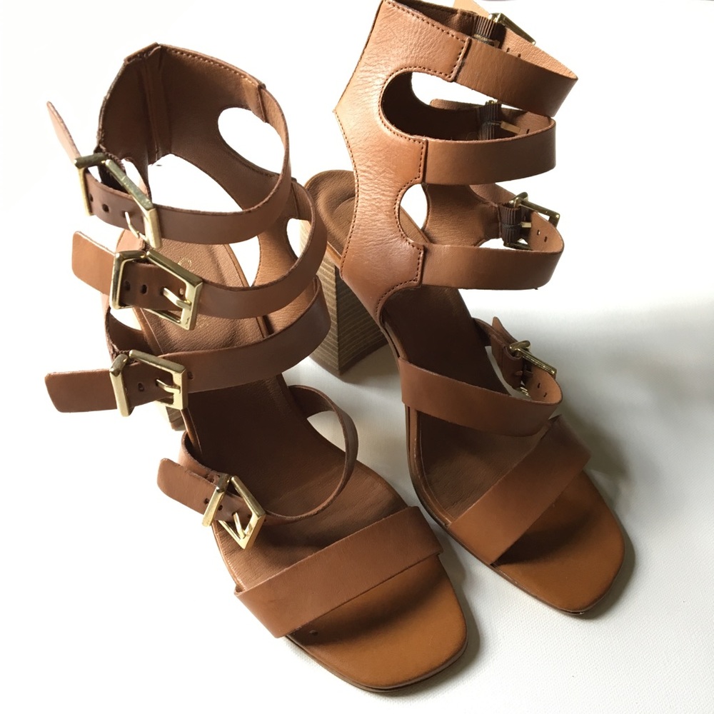 Shelleys London Joey Leather Heels - Picture 3 of 5