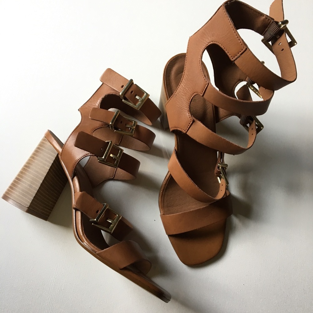 Shelleys London Joey Leather Heels - Picture 4 of 5