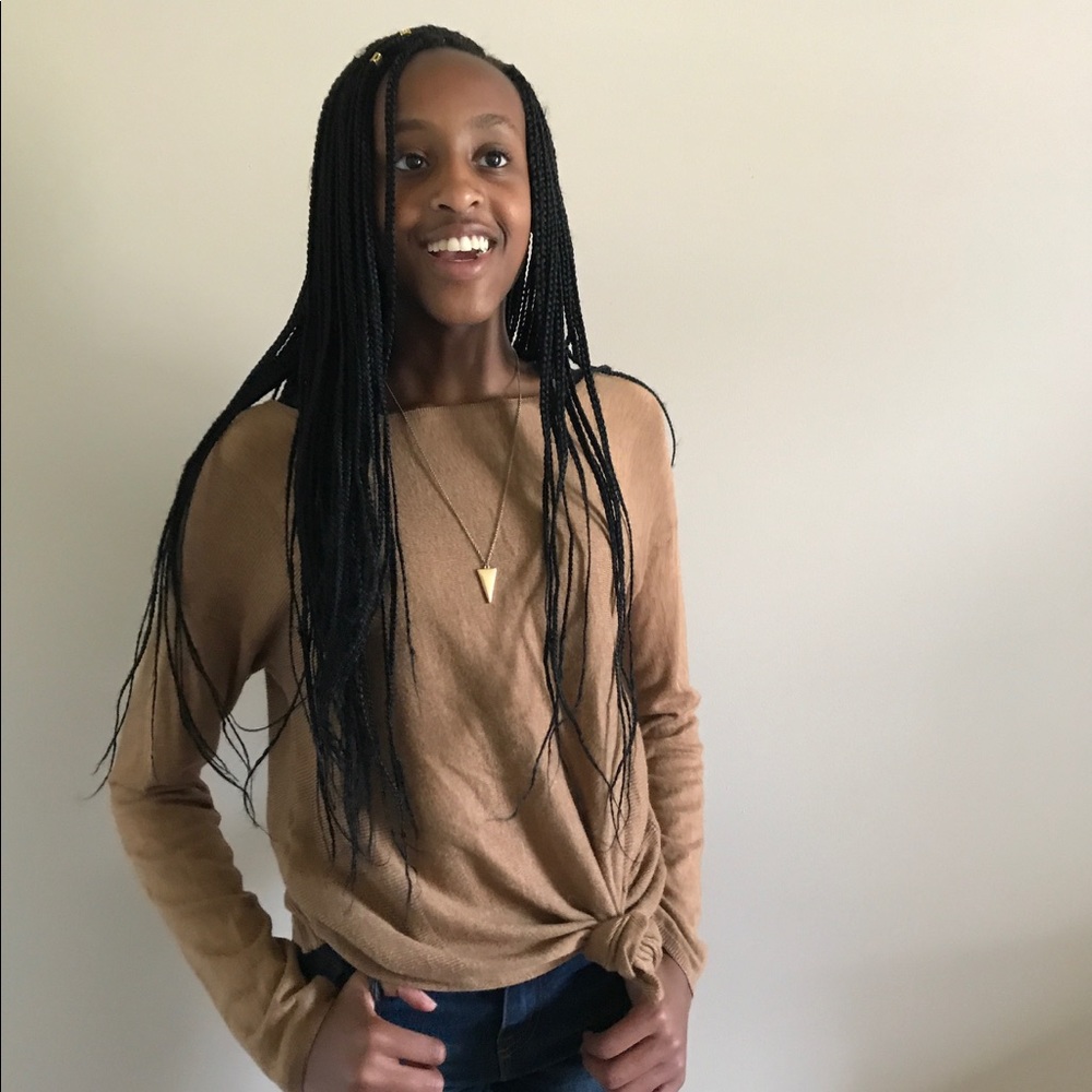 maurices brown long sleeve sweater
