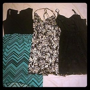 3 PARTY-DATE-HOMECOMING DRESSES