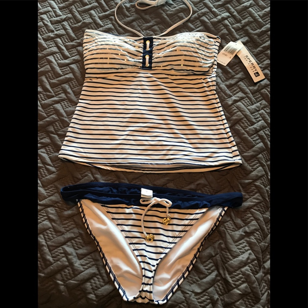 NWT- SPERRY Top-Sider Tankini size L