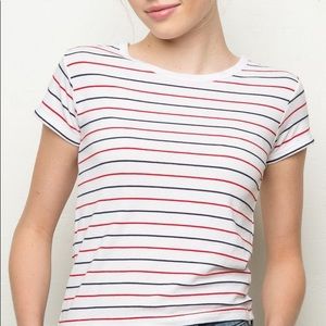 BRANDY MELVILLE - John Galt Striped Top