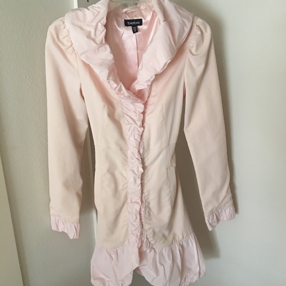 Bebe XS Raincoat Pink