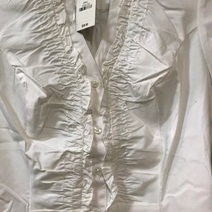 Express essential stretch short sleeve blouse