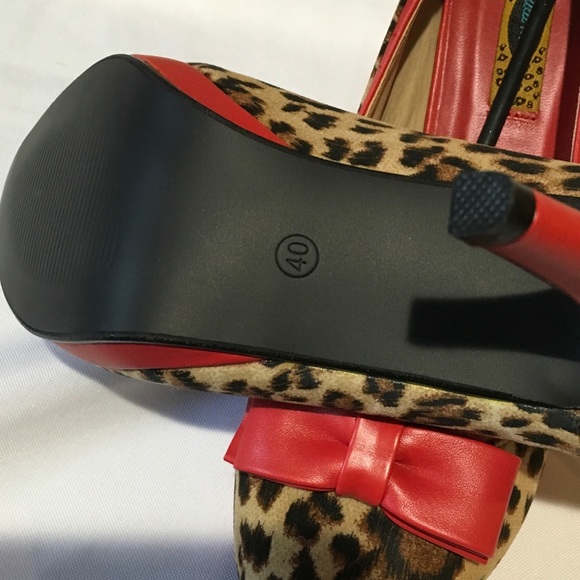 50's Pin Up-Melody Leopard High Heels by Lulu Hun. - Picture 6 of 6