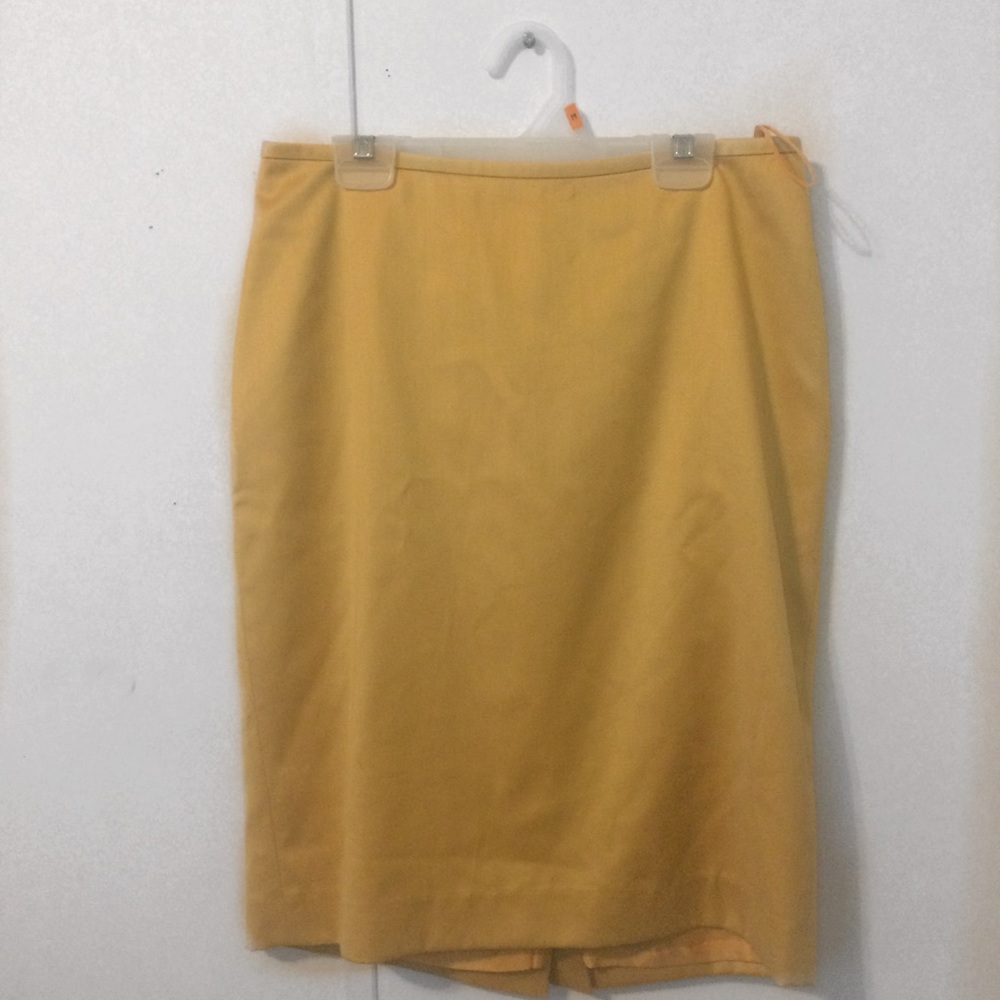 Anne Klein Yellow Skirt