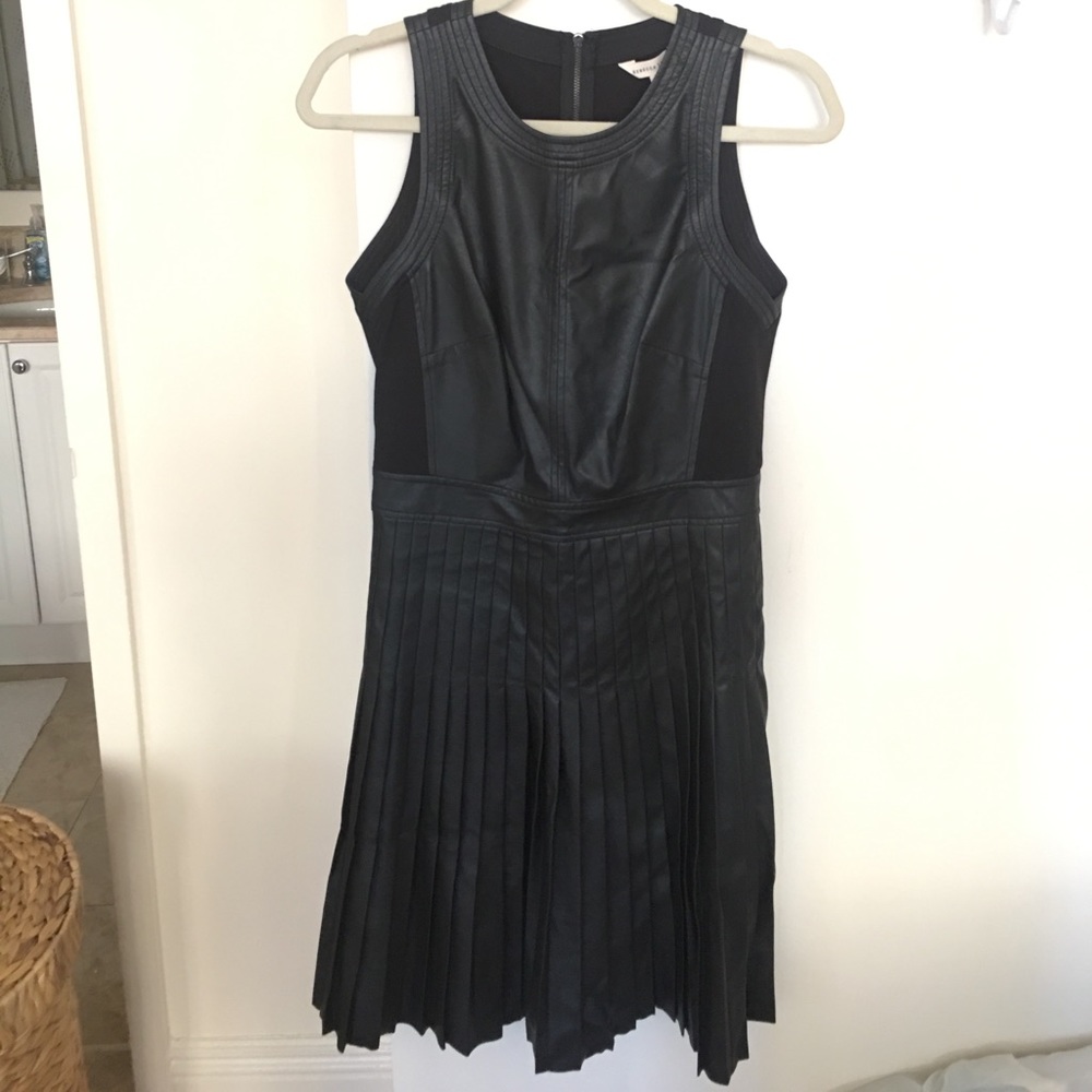 Rebecca Taylor faux leather dress