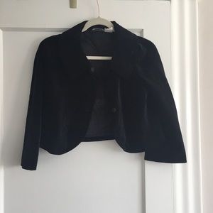 Barney's: Black Velvet Blazer
