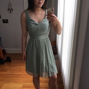 J.Crew Petite Heidi dress in silk chiffon