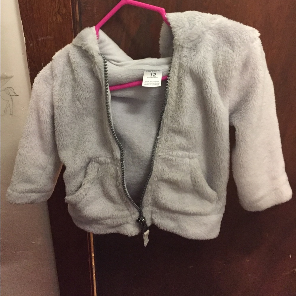 Carter's brand gray coat size 12 months