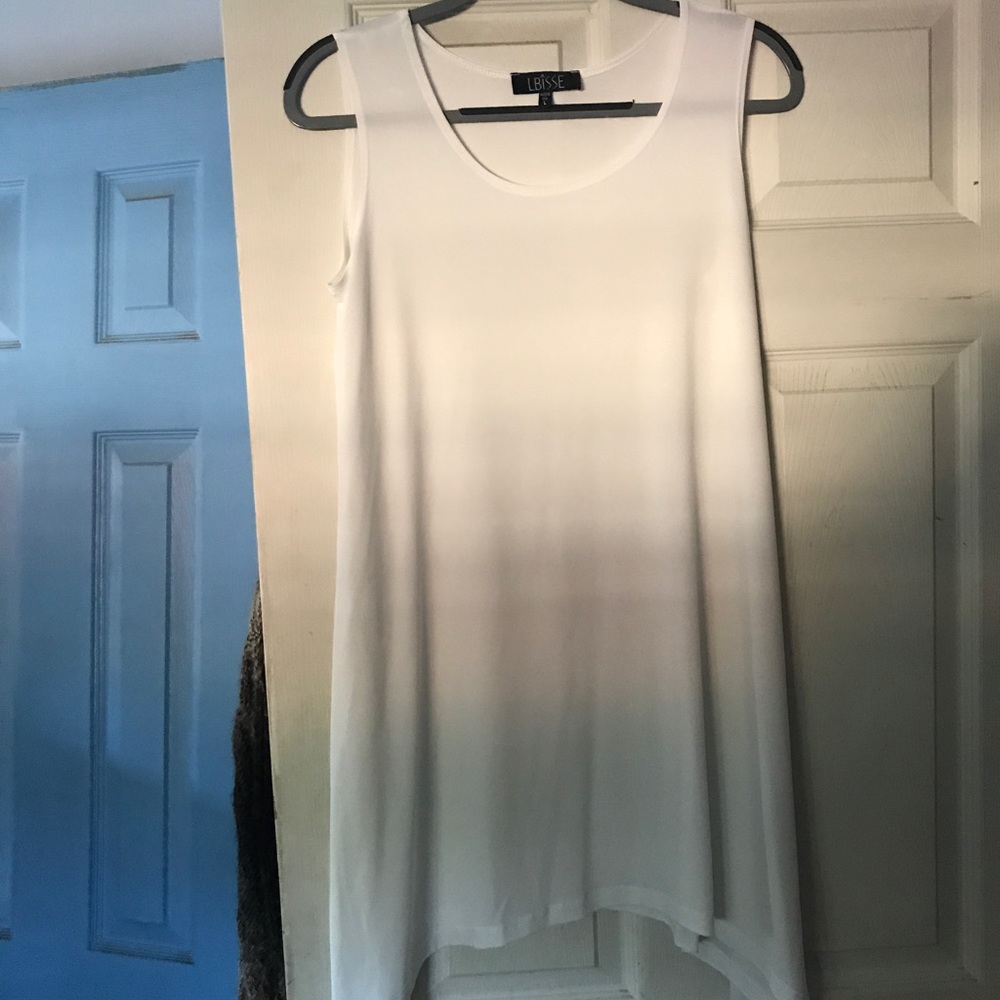 White Asymmetrical Blouse
