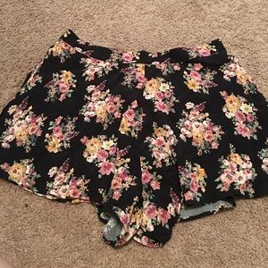 Floral Print Shorts