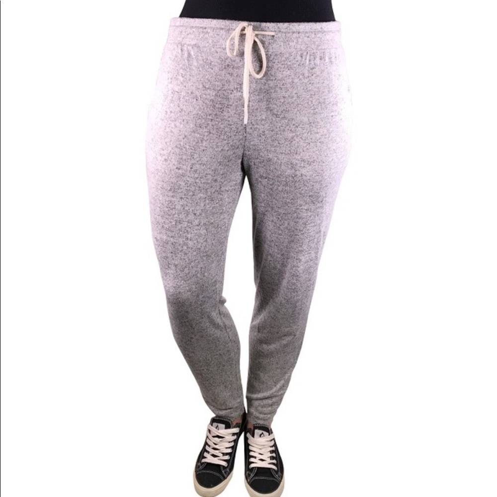 Plus size French terry knit Joggers