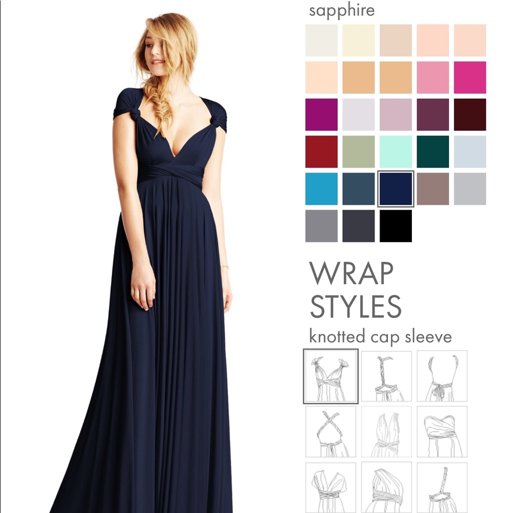 Two birds bridesmaid dress