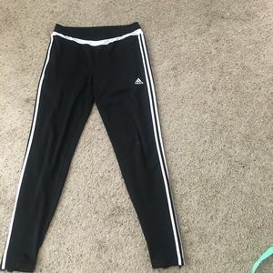 Adidas black track pants