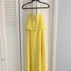 BCBG Yellow Maxi Dress