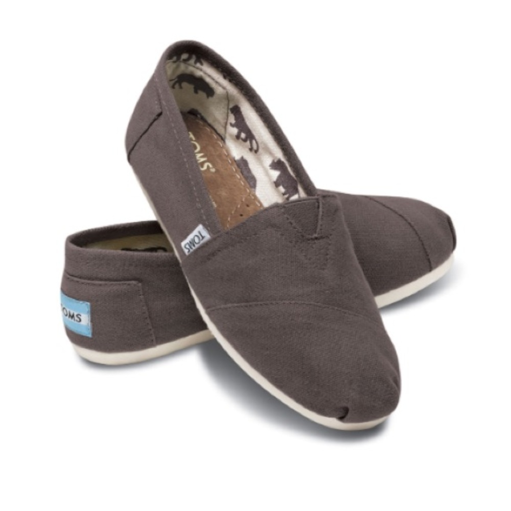 Well-Loved Gray TOMS