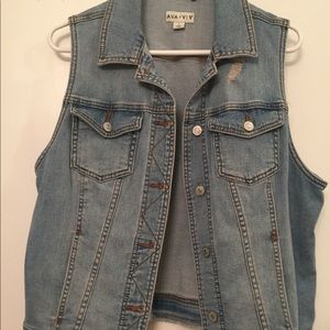 Ava & Viv Jean vest. Xl. So cute. Worn once.