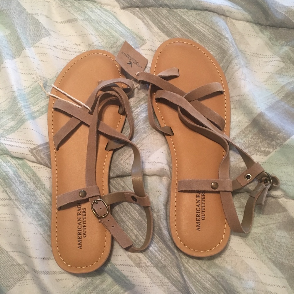 American Eagle Suede Slingback Sandals