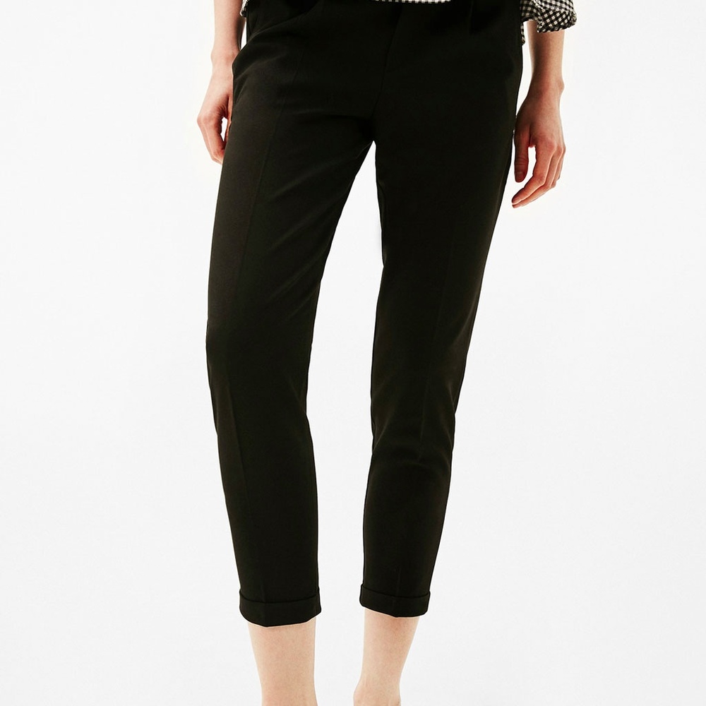 Bershka black & white trousers