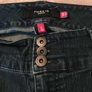 Torrid dark wash jeggings