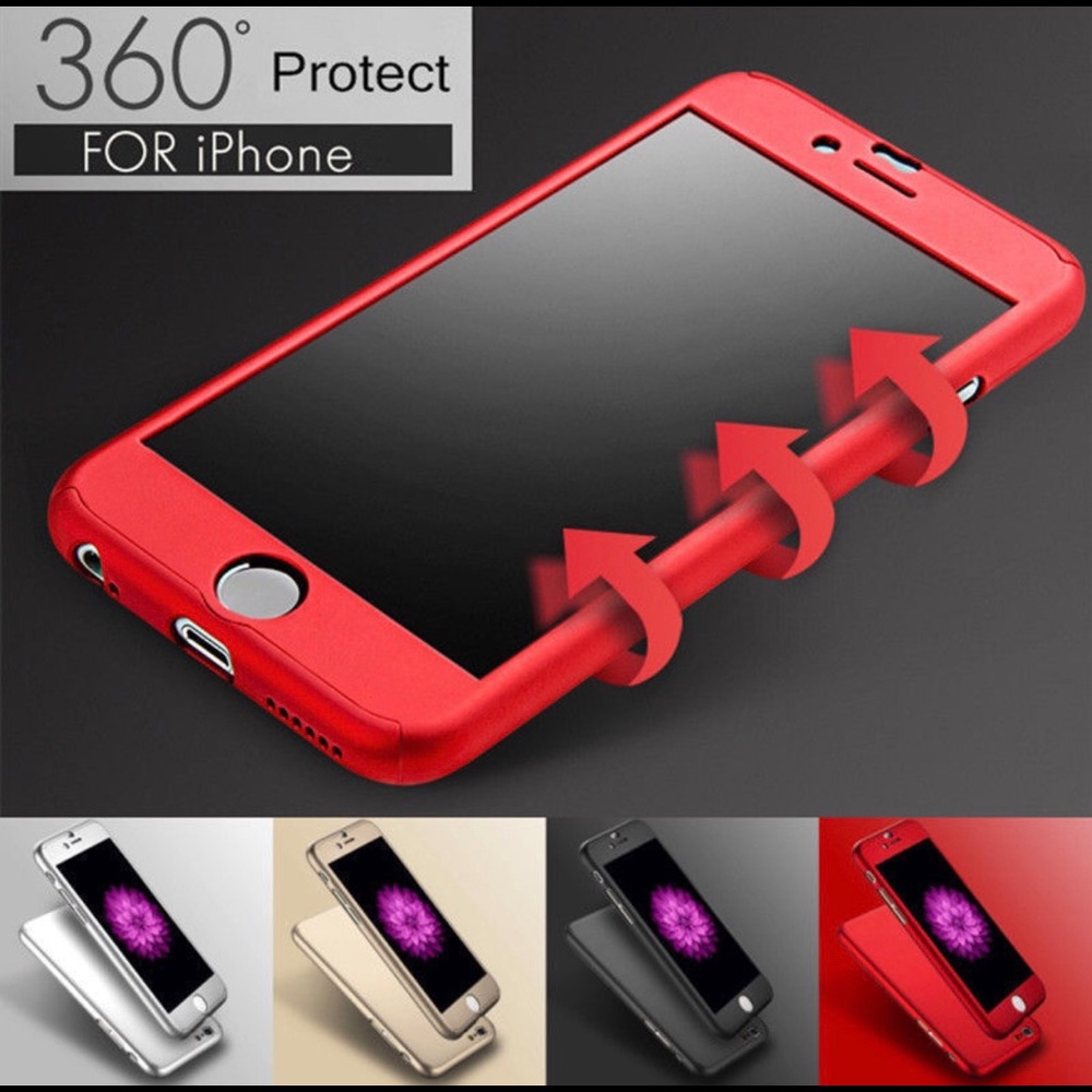 360° Protective Hard Thin Case Cover For Apple