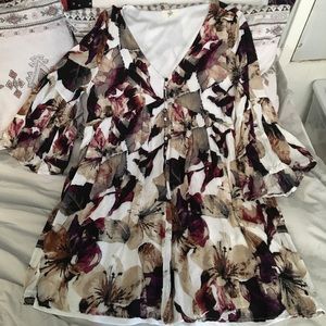 Entro floral tunic dress