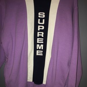 Lavendar Supreme Vertical Crewneck Size Medium