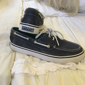 Sperry navy blue top sider shoes