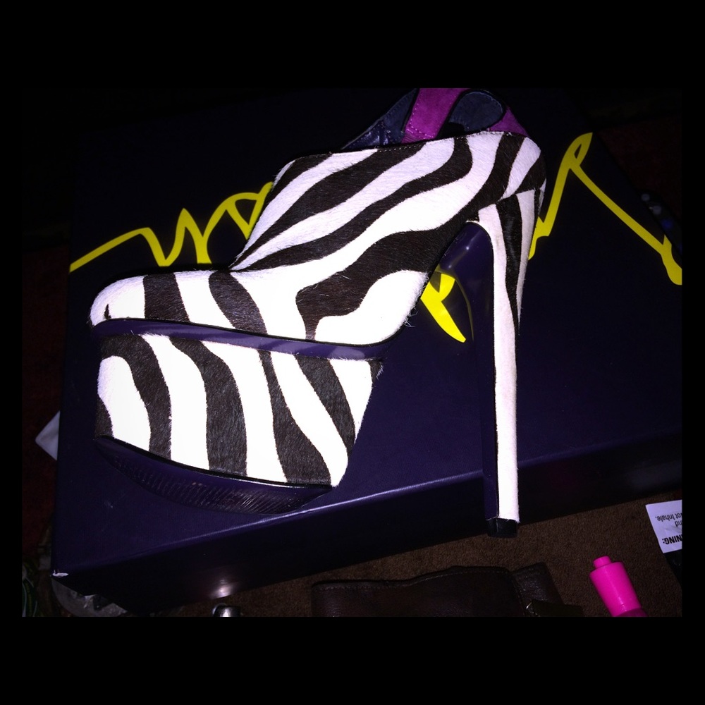 Stilettos zebra print