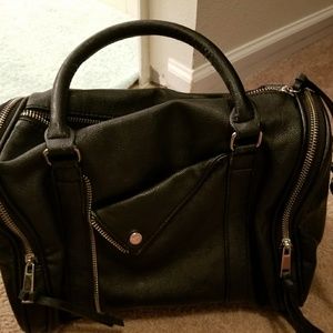 MADDEN Girl by Steven Madden Black Satchel Purse