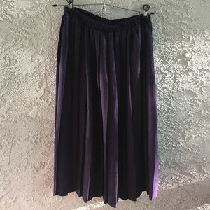 Vintage purple pleated skirt 6P